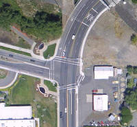 Aerial photograph of US 95/Sweet Avenue